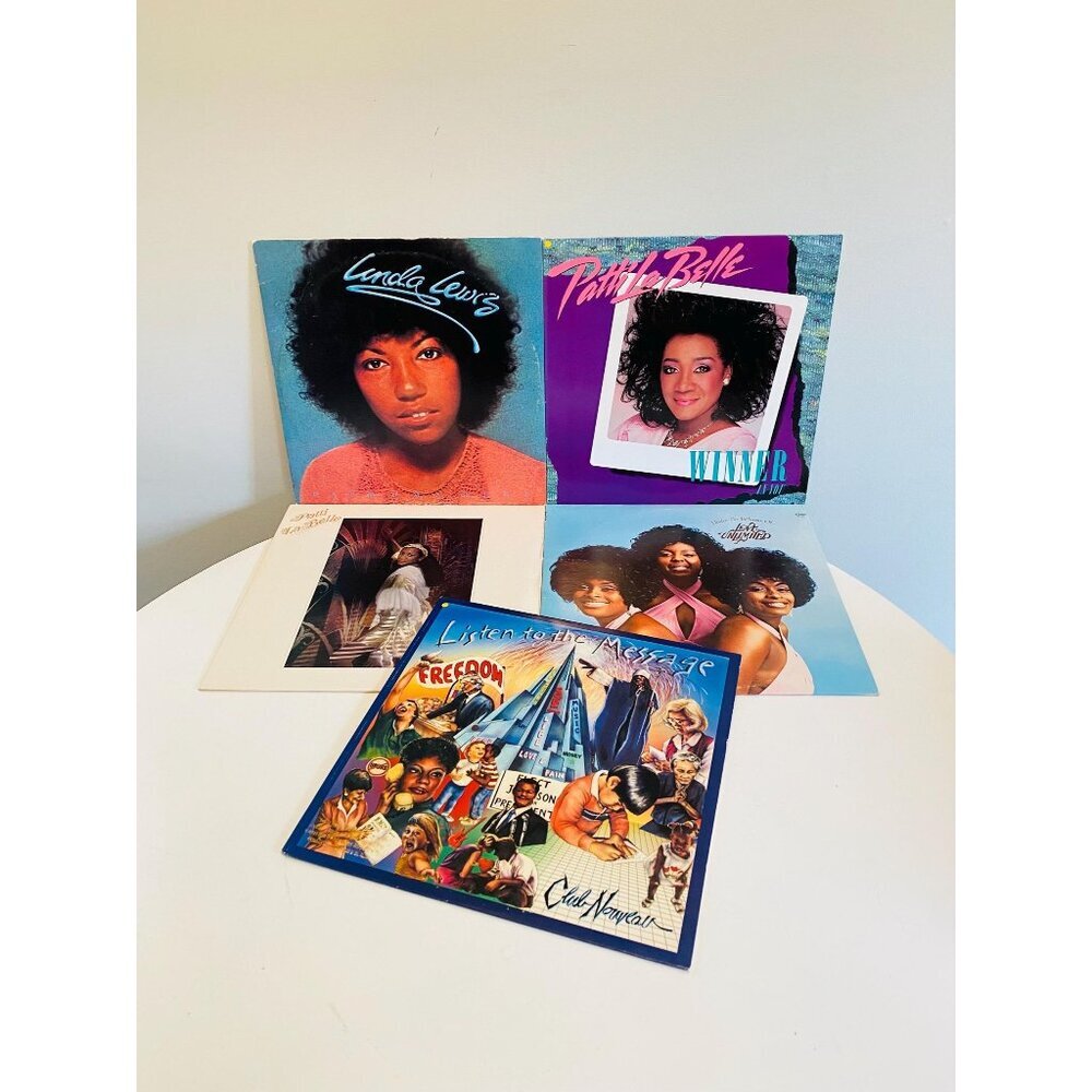 Lot of 5 Soul / R&B Vinyl Record Albums from the 70s and 80s
